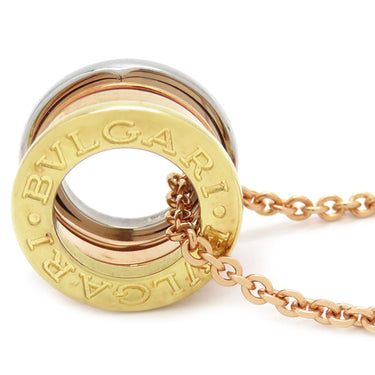 ブルガリ BVLGARI ビーゼロワン パーフェクトミステイク 352397 イエローゴールドXピンクゴールドXホワイトゴールド K18YG K18WG K18PG ネックレス スリーカラー B-zero1 ペンダント 18K 750 YG WG PG