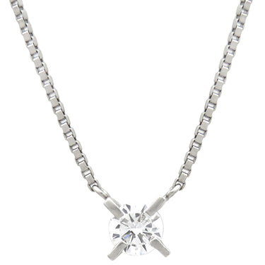 ラソマ LA SOMA プラチナ ダイヤ ネックレス プラチナシルバー Pt850 ダイヤモンド ネックレス 1P 1粒