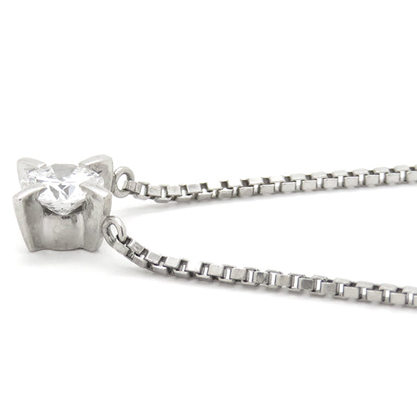 pt850 ダイヤモンド　シルバー　ネックレス ラソマ LA SOMA プラチナ ダイヤ ネックレス プラチナシルバー