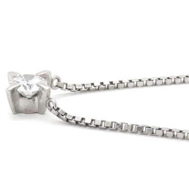 ラソマ LA SOMA プラチナ ダイヤ ネックレス プラチナシルバー Pt850 ダイヤモンド ネックレス 1P 1粒