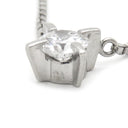 ラソマ LA SOMA プラチナ ダイヤ ネックレス プラチナシルバー Pt850 ダイヤモンド ネックレス 1P 1粒