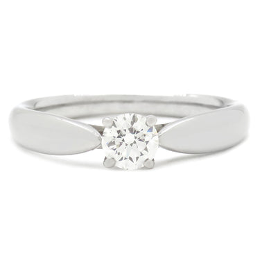 ティファニー Tiffany & Co ハーモニー ソリティア ダイヤリング プラチナシルバー Pt950 ダイヤモンド リング 指輪 T＆Co. 一粒 1P 6.5号