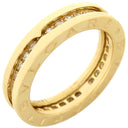 ブルガリ BVLGARI ビーゼロワン B-zero1 ダイヤリング XS イエローゴールド K18YG ダイヤモンド #52(JP12) リング 指輪 750YG 18金 11号
