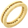 ブルガリ BVLGARI ビーゼロワン B-zero1 ダイヤリング XS イエローゴールド K18YG ダイヤモンド #52(JP12) リング 指輪 750YG 18金 11号