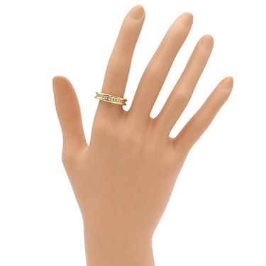 ブルガリ BVLGARI ビーゼロワン B-zero1 ダイヤリング XS イエローゴールド K18YG ダイヤモンド #52(JP12) リング 指輪 750YG 18金 11号