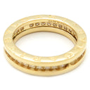 ブルガリ BVLGARI ビーゼロワン B-zero1 ダイヤリング XS イエローゴールド K18YG ダイヤモンド #52(JP12) リング 指輪 750YG 18金 11号