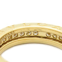 ブルガリ BVLGARI ビーゼロワン B-zero1 ダイヤリング XS イエローゴールド K18YG ダイヤモンド #52(JP12) リング 指輪 750YG 18金 11号