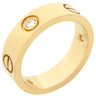 カルティエ Cartier ラブリング ハーフダイヤ B4032455 イエローゴールド K18YG ダイヤモンド #55(JP15) リング 指輪 LOVE Ring 750 18K 18金 14.5号