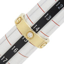 カルティエ Cartier ラブリング ハーフダイヤ B4032455 イエローゴールド K18YG ダイヤモンド #55(JP15) リング 指輪 LOVE Ring 750 18K 18金 14.5号