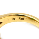 ポンテヴェキオ Ponte Vecchio 翡翠 ダイヤモンド リング イエローゴールド×ジェダイトグリーン K18YG 翡翠 ダイヤモンド リング 指輪 ジェダイト 750 YG 9号