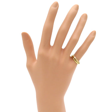 カルティエ Cartier トリニティ ホワイトゴールドXイエローゴールドXピンクゴールド K18WG K18YG K18PG #48(JP8) リング 指輪 3連 3カラー 8号