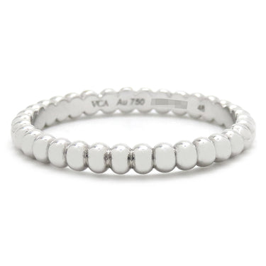 ヴァンクリーフアーペル Van Cleef & Arpels ペルレ ゴールドパール スモール VCARPJME48 ホワイトゴールド K18WG #48(JP8) リング 指輪 750WG 18金 7.5号