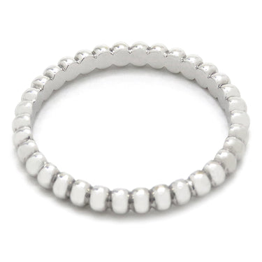 ヴァンクリーフアーペル Van Cleef & Arpels ペルレ ゴールドパール スモール VCARPJME48 ホワイトゴールド K18WG #48(JP8) リング 指輪 750WG 18金 7.5号