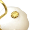 ティファニー Tiffany & Co ペタル ホワイト×イエローゴールド K18YG ホワイトマザーオブパール イヤリング ゴールド Au750 18K 18金 シェル ヴィンテージ