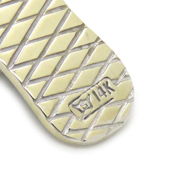 ノンブランド NON BRAND サンダル ダイヤ ホワイトゴールド K14WG ダイヤモンド ペンダントトップ 750WG K14