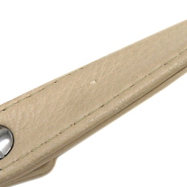 シャネル CHANEL シェブロン ドローストリングバッグ A91273 ベージュ レザー 2WAYバッグ ガンメタル金具 ココマーク Vステッチ チェーンショルダー