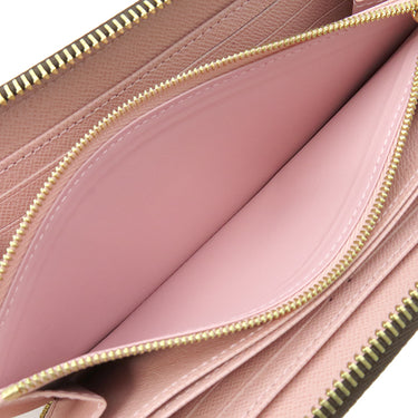 ルイヴィトン LOUIS VUITTON ジッピー ウォレット M41894 モノグラム×ローズバレリーヌ モノグラムキャンバス 長財布 ゴールド金具 茶 ピンク ラウンドファスナー