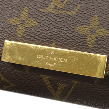 ルイヴィトン LOUIS VUITTON フェイボリット PM M40717 モノグラム モノグラムキャンバス 2WAYバッグ ゴールド金具 茶 ショルダーバッグ ハンドバッグ