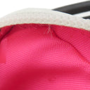 シャネル CHANEL カンボンライン A25175 ホワイトXブラック レザー ハンドバッグ シルバー金具 アクセサリーポーチ ココマーク