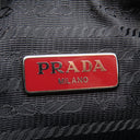 プラダ PRADA Re-Edition2005 ナイロン ショルダー ブラック ナイロン 2WAYバッグ シルバー金具 黒 三角ロゴプレート