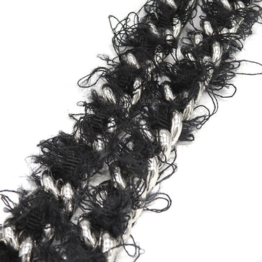 シャネル CHANEL ラグジュアリー チェーンショルダー ブラック ナイロン ファブリック ショルダーバッグ ガンメタル金具 黒 ココマーク