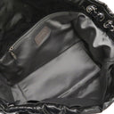 シャネル CHANEL ラグジュアリー チェーンショルダー ブラック ナイロン ファブリック ショルダーバッグ ガンメタル金具 黒 ココマーク