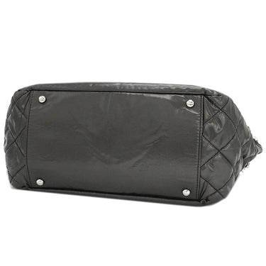 シャネル CHANEL ラグジュアリー チェーンショルダー ブラック ナイロン ファブリック ショルダーバッグ ガンメタル金具 黒 ココマーク