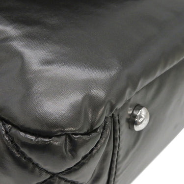 シャネル CHANEL ラグジュアリー チェーンショルダー ブラック ナイロン ファブリック ショルダーバッグ ガンメタル金具 黒 ココマーク