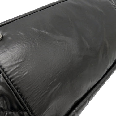 シャネル CHANEL ラグジュアリー チェーンショルダー ブラック ナイロン ファブリック ショルダーバッグ ガンメタル金具 黒 ココマーク