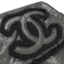 シャネル CHANEL ラグジュアリー チェーンショルダー ブラック ナイロン ファブリック ショルダーバッグ ガンメタル金具 黒 ココマーク