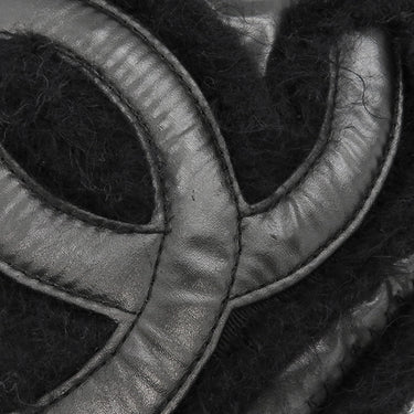 シャネル CHANEL ラグジュアリー チェーンショルダー ブラック ナイロン ファブリック ショルダーバッグ ガンメタル金具 黒 ココマーク