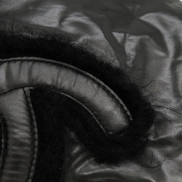 シャネル CHANEL ラグジュアリー チェーンショルダー ブラック ナイロン ファブリック ショルダーバッグ ガンメタル金具 黒 ココマーク