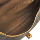 ルイヴィトン LOUIS VUITTON ソミュール 35 M42254 モノグラム モノグラムキャンバス ショルダーバッグ ゴールド金具 茶 斜め掛け