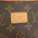 ルイヴィトン LOUIS VUITTON ソミュール 35 M42254 モノグラム モノグラムキャンバス ショルダーバッグ ゴールド金具 茶 斜め掛け