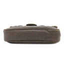 シャネル CHANEL マトラッセ チェーンショルダー ブラウン カーフ ショルダーバッグ シルバー金具 茶 ココマーク