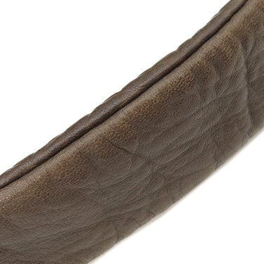 シャネル CHANEL マトラッセ チェーンショルダー ブラウン カーフ ショルダーバッグ シルバー金具 茶 ココマーク