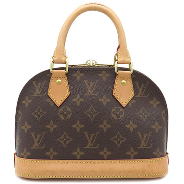 ルイヴィトン LOUIS VUITTON アルマ BB M46990 モノグラム モノグラムキャンバス 2WAYバッグ ゴールド金具 茶 ショルダー ハンドバッグ 鍵・パドロック・ネームタグ欠品