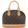 ルイヴィトン LOUIS VUITTON アルマ BB M46990 モノグラム モノグラムキャンバス 2WAYバッグ ゴールド金具 茶 ショルダー ハンドバッグ 鍵・パドロック・ネームタグ欠品