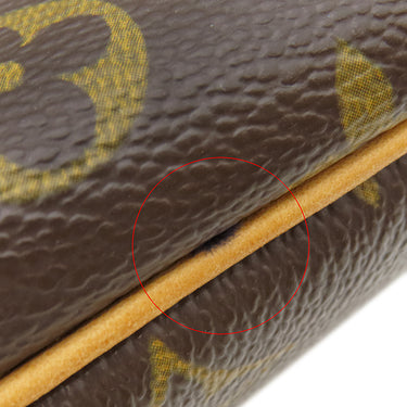 ルイヴィトン LOUIS VUITTON シテ MM M51182 モノグラム モノグラムキャンバス ショルダーバッグ シルバー金具 茶 肩掛けバッグ