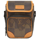ルイヴィトン LOUIS VUITTON アマゾン メッセンジャー N40357 ブラウン×ベージュ ダミエエベヌジャイアントキャンバス モノグラムキャンパス ショルダーバッグ マットブラック金具 LVスクエアード NIGO