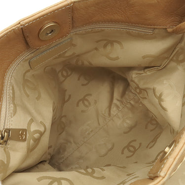 シャネル CHANEL ワイルドステッチ ココマーク  イエロー レザー トートバッグ マットゴールド金具 ハンドバッグ ショルダー 肩掛け