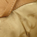 シャネル CHANEL ワイルドステッチ ココマーク  イエロー レザー トートバッグ マットゴールド金具 ハンドバッグ ショルダー 肩掛け