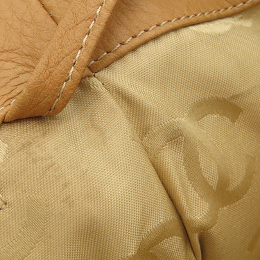 シャネル CHANEL ワイルドステッチ ココマーク  イエロー レザー トートバッグ マットゴールド金具 ハンドバッグ ショルダー 肩掛け