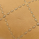 シャネル CHANEL ワイルドステッチ ココマーク  イエロー レザー トートバッグ マットゴールド金具 ハンドバッグ ショルダー 肩掛け