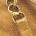 シャネル CHANEL ワイルドステッチ ココマーク  イエロー レザー トートバッグ マットゴールド金具 ハンドバッグ ショルダー 肩掛け