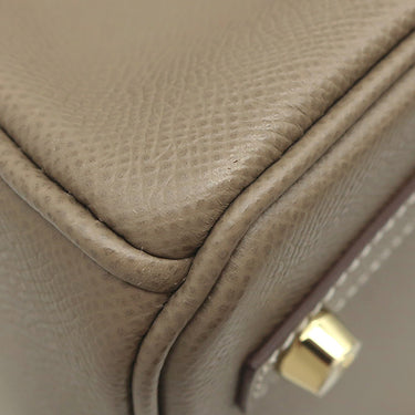 エルメス HERMES バーキン30 エトゥープ ヴォーエプソン ハンドバッグ ゴールド金具 グレージュ