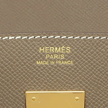 エルメス HERMES バーキン30 エトゥープ ヴォーエプソン ハンドバッグ ゴールド金具 グレージュ