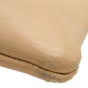 シャネル CHANEL カンボンライン ポシェット A29793 ベージュ レザー パテントレザー ショルダーバッグ シルバー金具 斜め掛け