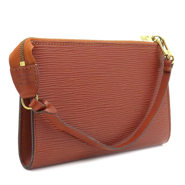 ルイヴィトン LOUIS VUITTON ポシェット アクセソワール M52953 ケニアブラウン エピレザー アクセサリーポーチ ゴールド金具 ポーチ ミニバッグ 茶