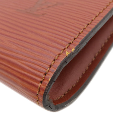 ルイヴィトン LOUIS VUITTON ポシェット アクセソワール M52953 ケニアブラウン エピレザー アクセサリーポーチ ゴールド金具 ポーチ ミニバッグ 茶
